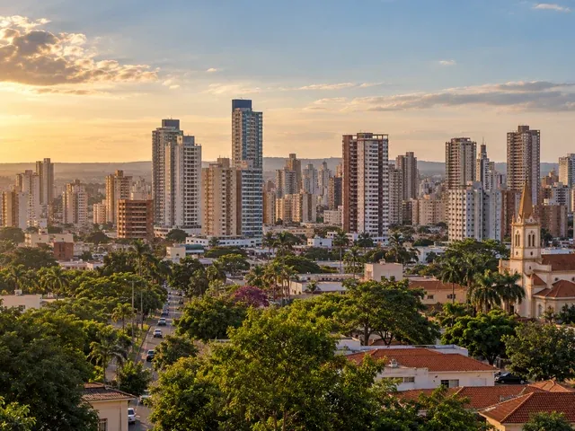 Vista da cidade de Ribeirão Preto, onde a Dra. Gisele atende online