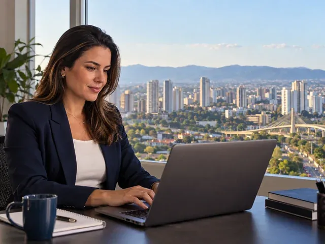 Vista da cidade de São José dos Campos, onde a Dra. Gisele atende online