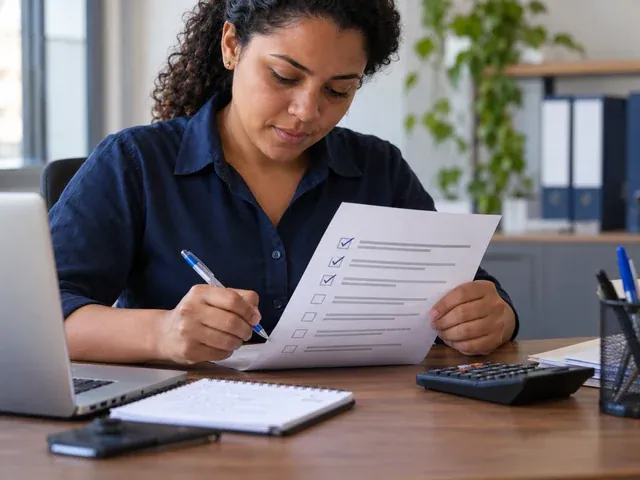 Lista de verbas da rescisão sendo marcada item por item